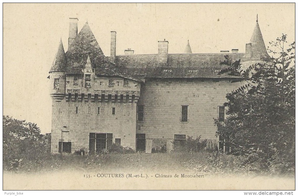 49 Maine Et Loire Coutures Château De Montsabert TBE - Autres & Non Classés