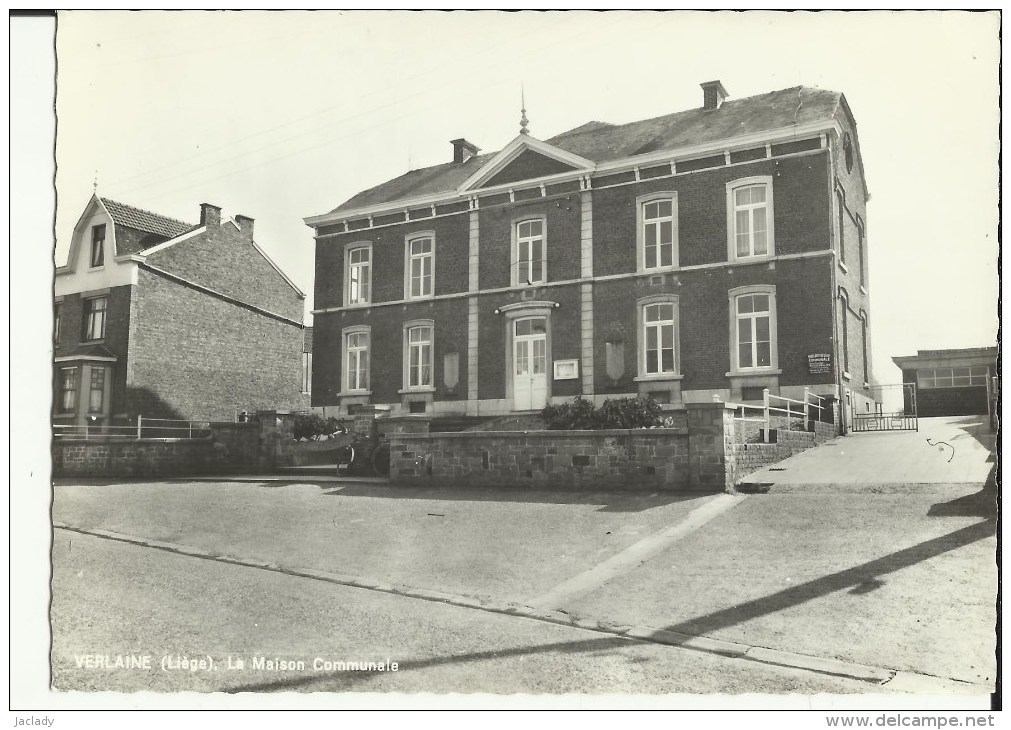 Verlaine (Liége) -- La Maison Communale.    ( 2 Scans) - Verlaine