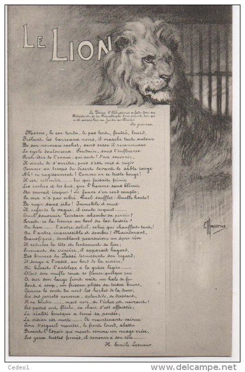 MAURICE     LE LION   PAR EMILE LESUEUR - Maurice