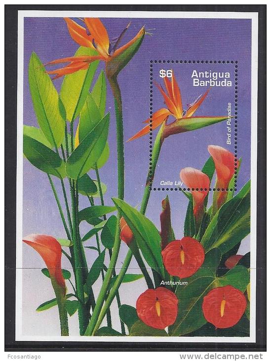 FLORES-  ANTIGUA Y BARBUDA 1995 - Yvert #H320 - MNH ** - Otros & Sin Clasificación