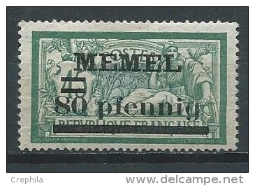 Allemagne - Memel - 1920 - Michel  63 - Neuf * - Klaipeda 1923