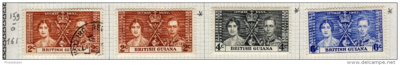 BRITISH GUIANA / GUYANE BRITANNIQUE : LOT - Britisch-Guayana (...-1966)