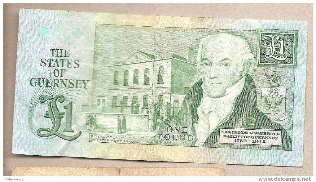 Guernsey - Banconota Circolata Da 1 Sterlina - 1980 - Guernesey