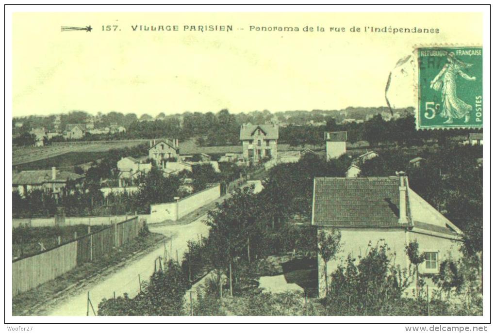 CPA  LE PLESSIS TREVISE , Village Parisien ,reu De L'indépendance  Et Les Environs - Le Plessis Trevise