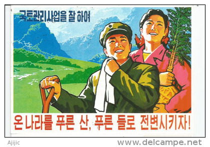 CORÉE Du NORD, EXPO UNIVERSELLE MILAN 2015, Carte Postale Du Pavillon Nord-Corén (DPRK), Adressée En Andorre - 2015 – Mailand (Italien)