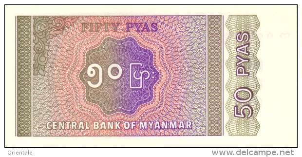 MYANMAR  P. 68 50 P 1994 UNC (2 Billets) - Myanmar