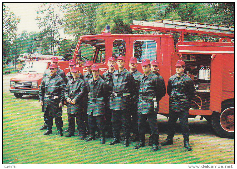 Métiers - Sapeurs-Pompiers / Canteleu 76  Fourgon Pompe Tonne / Malaunay Manoeuvres / Brigade Deville Les Rouen - Sapeurs-Pompiers