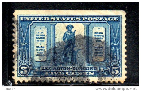 Y1585 - STATI UNITI USA 1925 - 5 Cent N. 429   Usato Lexington - Gebruikt