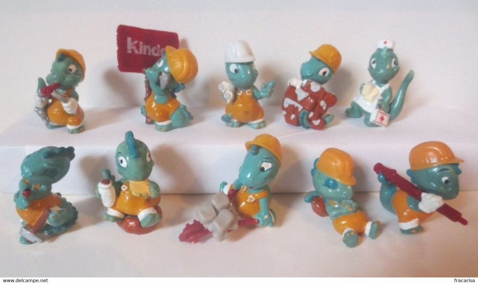 KINDER SURPRISE: SÉRIE DINOS CHANTIER - Monoblocs