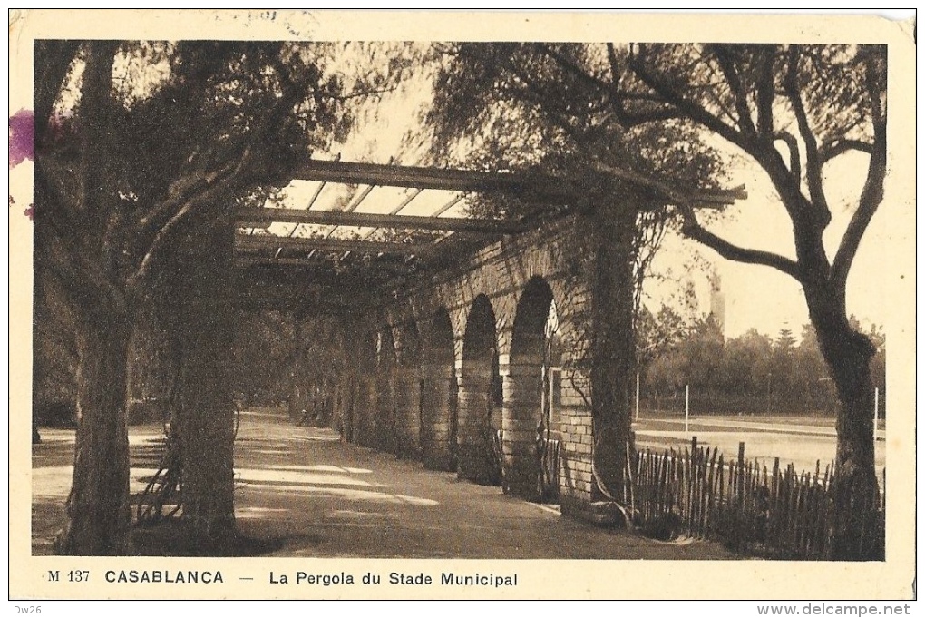 Casablanca - La Pergola Du Stade Municipal Lyautey - Collection Maroc - Casablanca