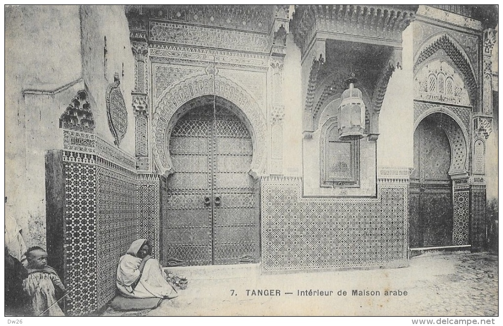 Tanger - Intérieur De Maison Arabe - Edition Le Deley - Carte Animée, Non Circulée - Tanger