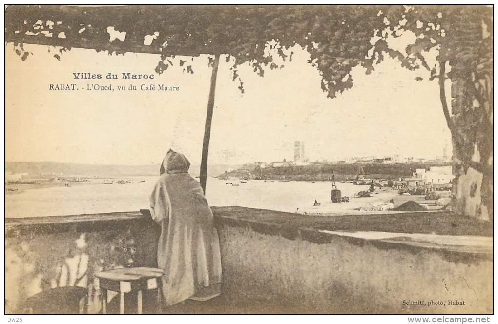 Villes Du Maroc - Rabat - L'Oued, Vu Du Café Maures - Photo Schmitt - Rabat