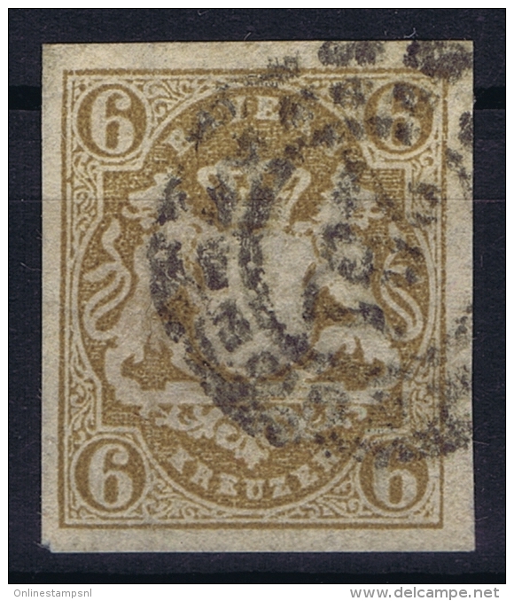 BAYERN:  Mi Nr 20  Yv Nr 18 Used Stempel  281 Lechfeld Sc - Gebraucht