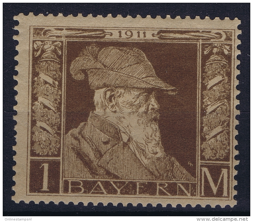 BAYERN:  Mi Nr 86 I MNH/**  1911 - Neufs