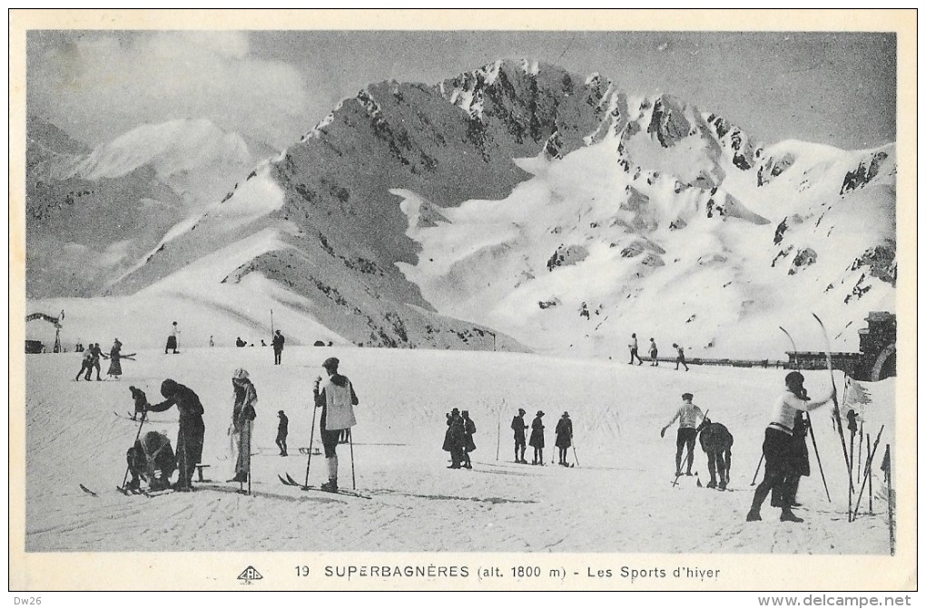 Superbagnères - Les Sports D'hiver - Skieurs - Carte CAP N°19 - Winter Sports