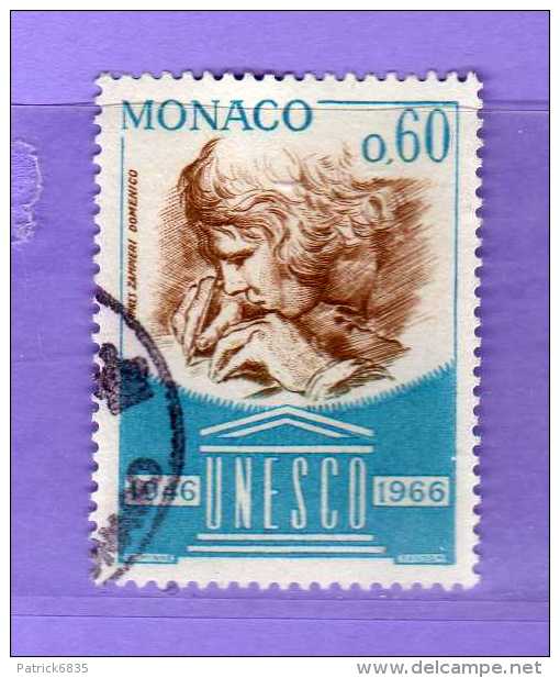 Monaco ° 1966 - Yvert. 701 -  20° Anniversaire De L'UNESCO.  Vedi Descrizione. - Oblitérés