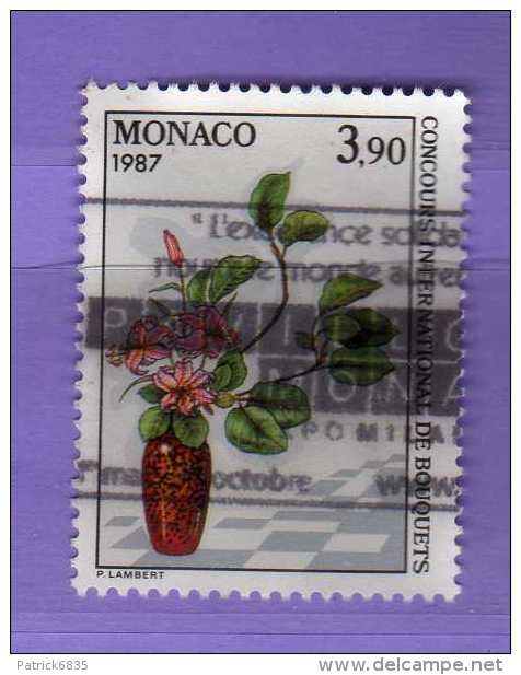 Monaco ° 1986 - Yvert. 1552 -  Concours De Bouquets.   Vedi Descrizione. - Gebraucht