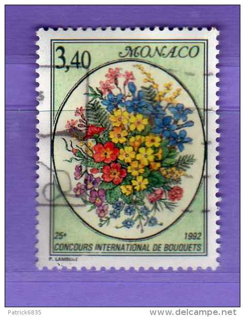 Monaco ° 1992 - Yvert. 1815 -  Concours International De Bouquets.   Vedi Descrizione. - Gebraucht