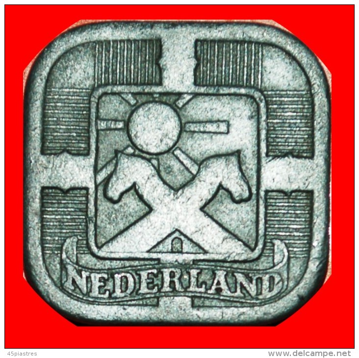 * OCCUPATION By GERMANY SAXONIAN HORSES (1941-1943): NETHERLANDS ★ 5 CENTS 1941! ERROR! LOW START&#9733;NO RESERVE! - 5 Centavos