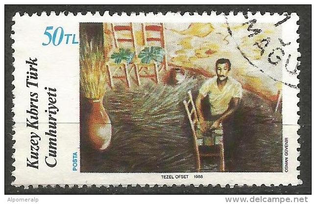 Turkish Cyprus 1988 - Mi. 221 O, Paintings By Osman Güvenir | Art - Used Stamps