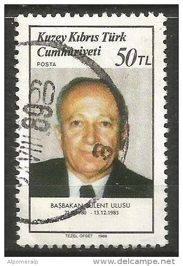 Turkish Cyprus 1988 - Mi. 229 O, Turkish Prime Ministers Visits To Turkish Republic Of Northern Cyprus | Bülent Ulusu - Used Stamps