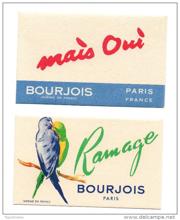 Carte Parfumée Bourgeois Ramage Mais Oui (2 Cartes) - Anciennes (jusque 1960)