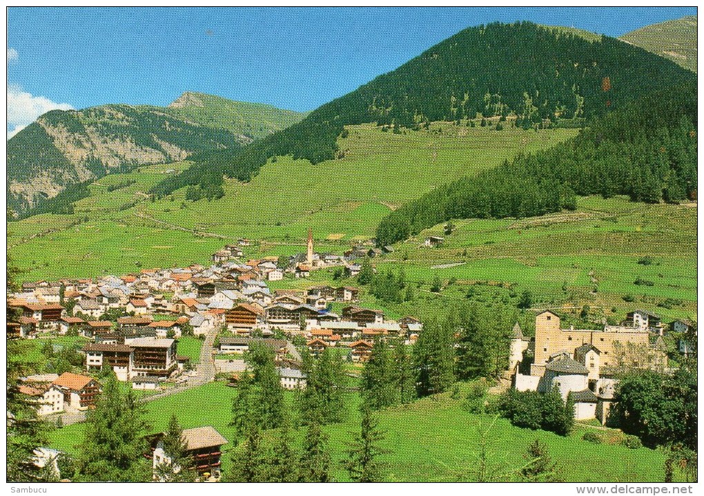 Nauders 1394 M Oberinntal - Gesamtansicht 1992 - Nauders