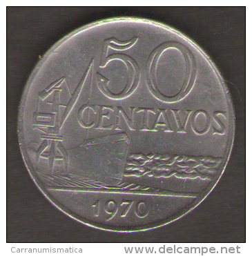 BRASILE 50 CENTAVOS 1970 - Brasile