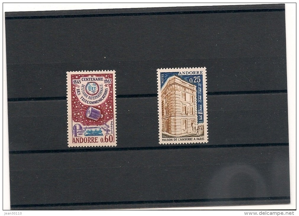 ANDORRE  Année 1965 N° Y/T : 173/74** - Unused Stamps