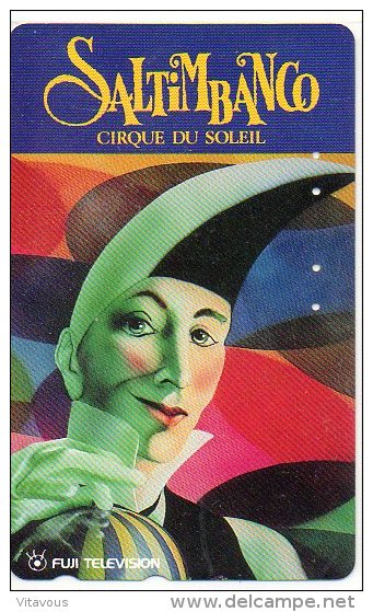 Cirque Du Soleil Facination Circus Télécarte Japon 110-11 Phonecard  (196) - Japan