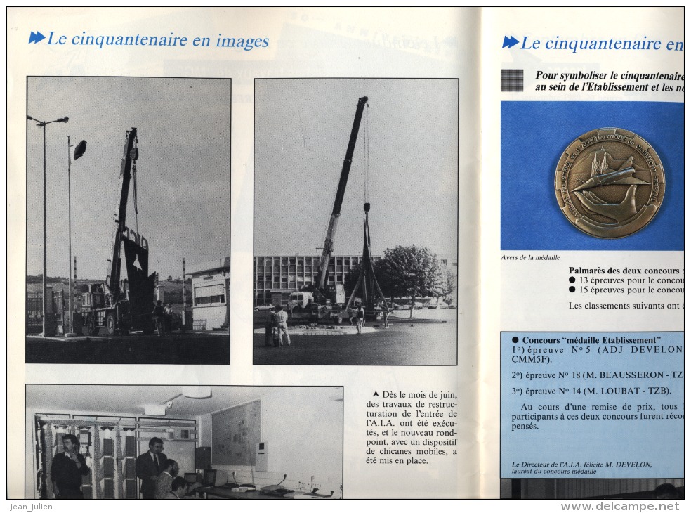 63  -  MILITARIA  -  MINISTERE DES ARMEES  - A.I.C.L.  -  A.I.A. CLERMONT FERRAND - Spéciale Cinquantenaire - Autres & Non Classés