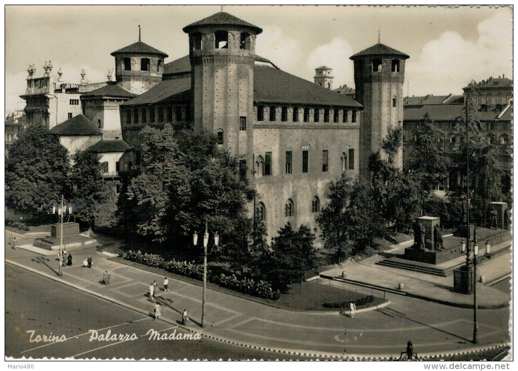 TORINO  PALAZZO  MADAMA   2  SCAN   (VIAGGIATA) - Palazzo Madama