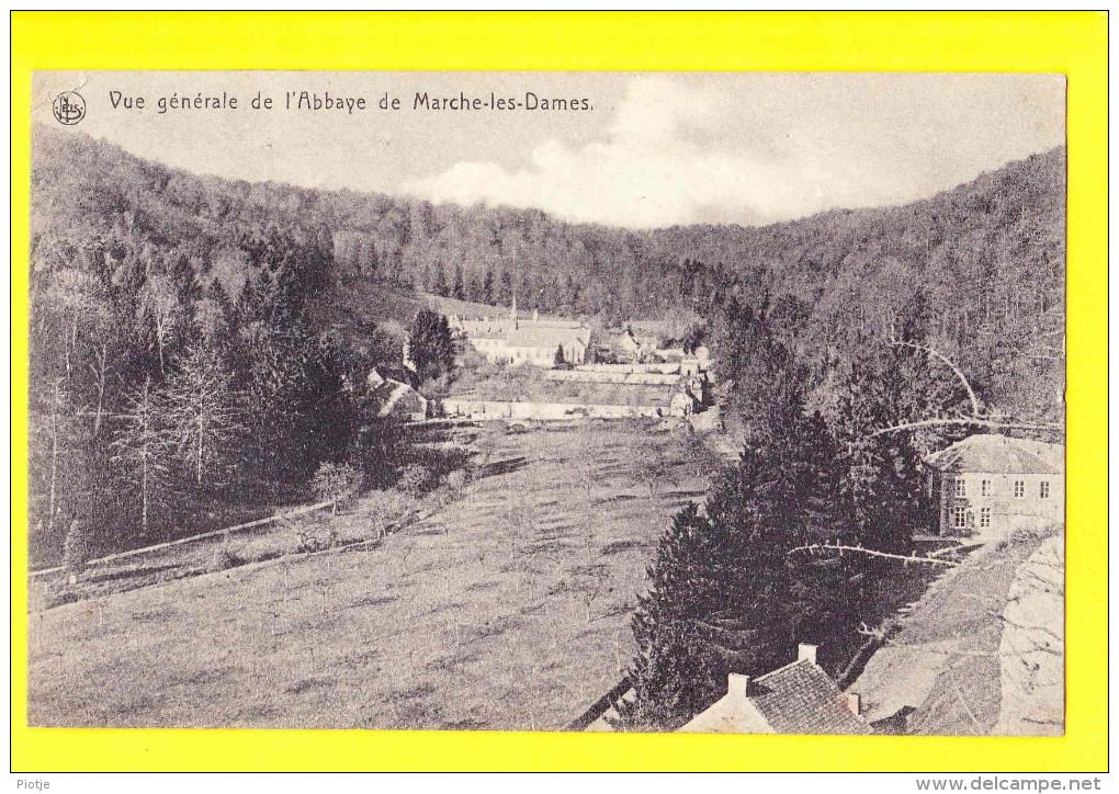 * Marche Les Dames (Namur - Andenne - Wallonie) * (Nels, Bruxelles) Vue Générale De L'abbaye De Marche Les Dames, Rare - Andenne