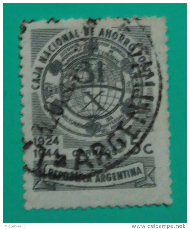 ARGENTINA. CAJA NACIONAL DE AHORRO POSTAL. USADO - USED. - Oficiales