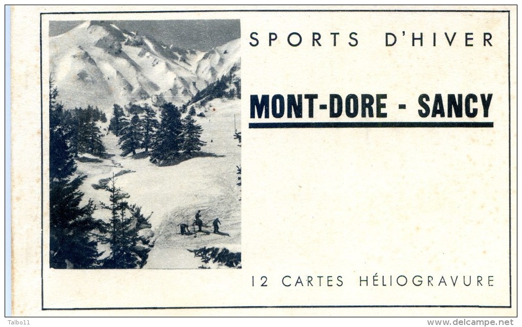 Mont Dore - Sancy - Sports D'hiver - Carnet Complet Et Neuf De 12 Cartes - Autres & Non Classés