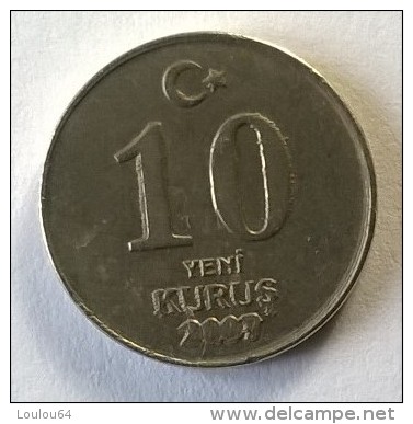 Monnaie - Turquie - 10 Kurus - 2007 - - Turquie