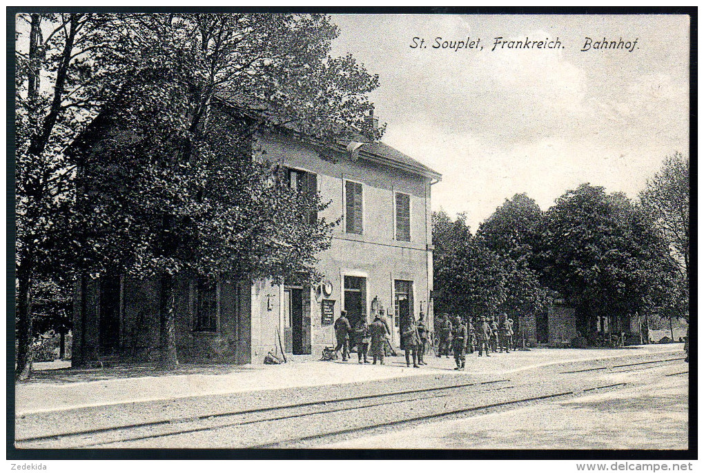 1235 - Pas De Frais De Port - Cartes Postales Anciennes De La Gare Saint Souplet - TOP - Cambrai