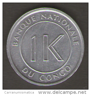 CONGO 1 LIKUTA 1967 - Kongo - Zaire (Dem. Republik, 1964-70)