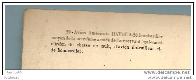 "HAVOC  A. 20 "    Bombardier Moyen..... -- ( à Voir!) -- R 2052 - 1939-1945: 2. Weltkrieg