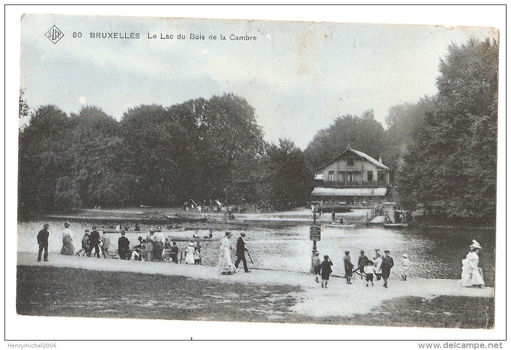 Belgique - Bruxelles - Bois De Cambre Le Lac Animée - Foreste, Parchi, Giardini