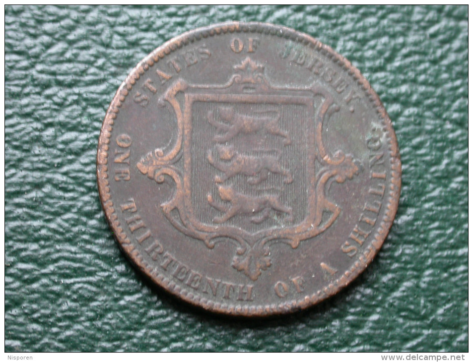 1/13 De Shilling 1871 - Jersey