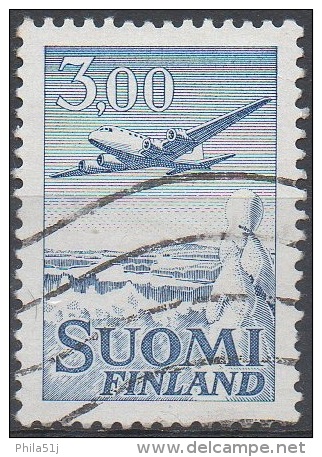 FINLANDE  N° PA 9__OBL  VOIR SCAN - Used Stamps