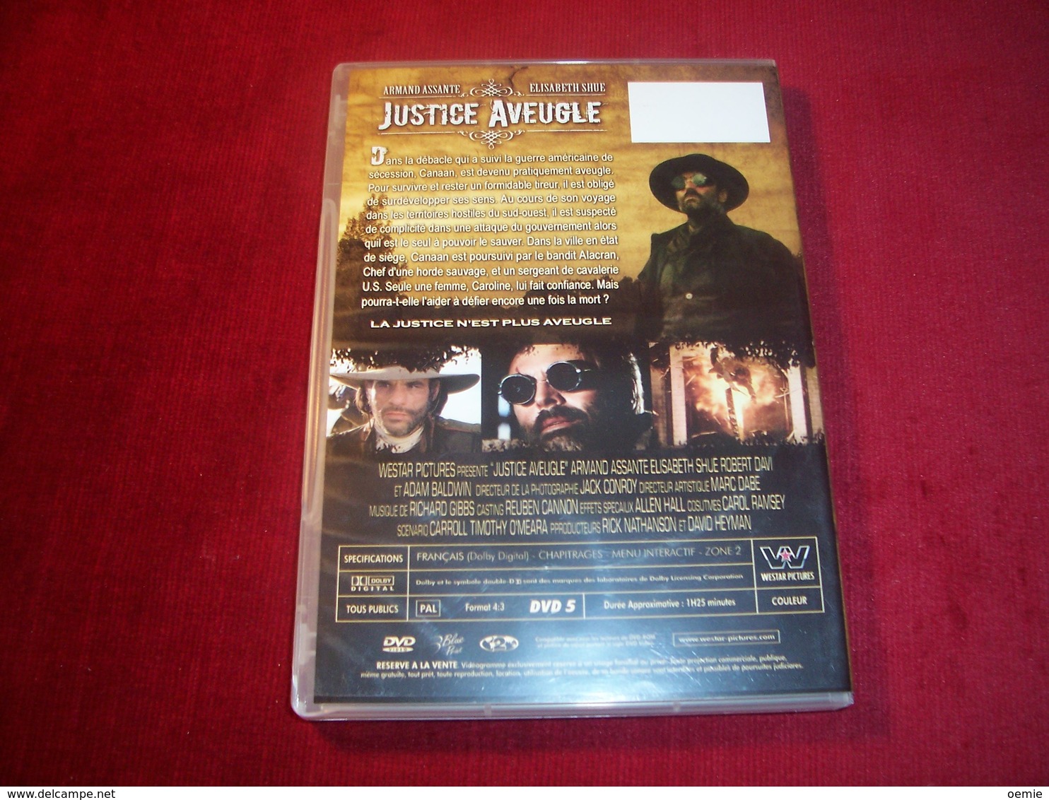 Justice Aveugle °°°°armand Assante , Elisabeth Shue - Western/ Cowboy