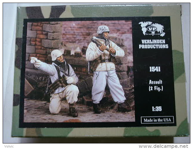 - VERLINDEN - Figurines " Assault "- 1/35°- Réf 1541 - Figurine