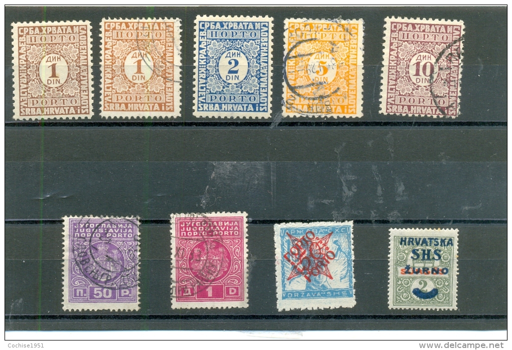 YOUGOSLAVIE - Petit Lot De Timbres Anciens - Lots & Serien