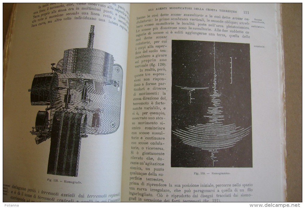 PCV/45 C.Colamonico CORSO DI GEOGRAFIA GEN. ECON. Vallardi 1938/GEOLOGIA/FISICA/BIOLOGIA/Airolo/Agerola/Littoria/Fanano - Histoire, Philosophie Et Géographie