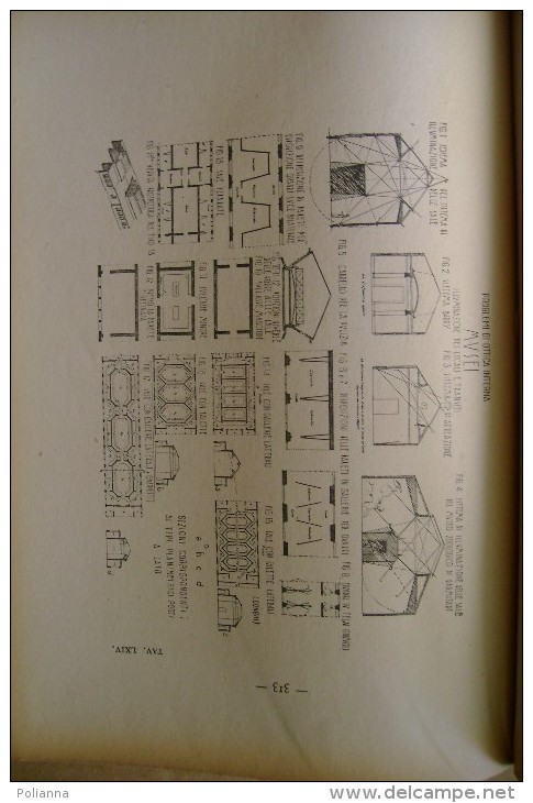 PCV/55 Renato Fabbrichesi ARCHITETTURA TECNICA Zannoni 1946/esempi Di Composizioni - Arte, Architettura