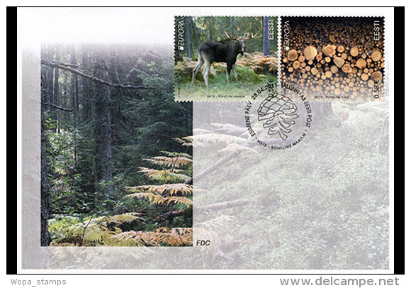 Estonia 2011 First Day Cover - Europa - Forests - Estonia