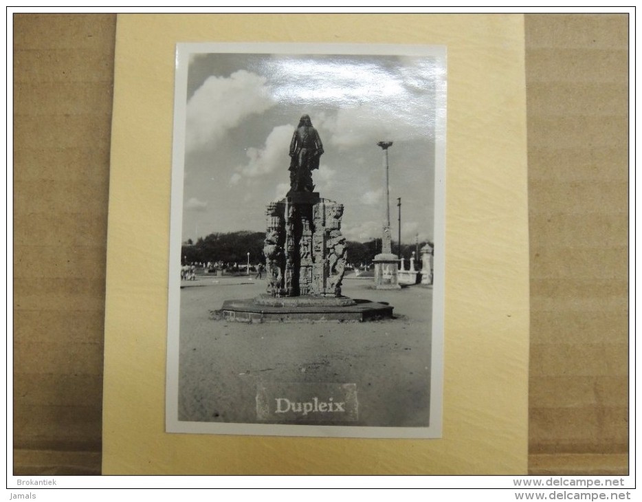 French India, Pondichery, Original Photograph In Booklet, Pondicherry View Inde Indien - Inde