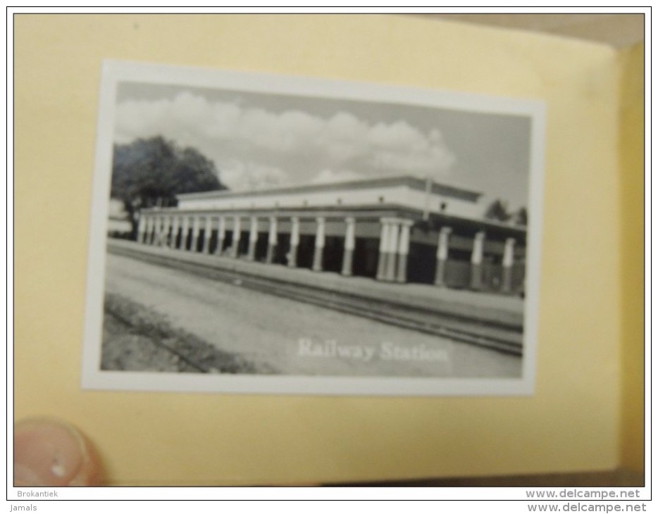 French India, Pondichery, Original Photograph in Booklet, Pondicherry View Inde Indien